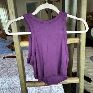 lululemon athletica Purple Racerback Tank Top